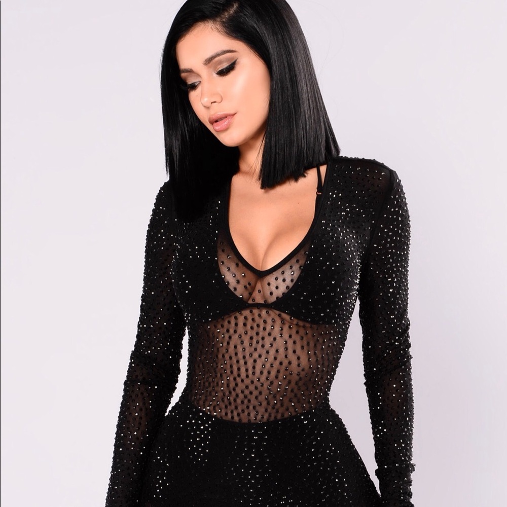 Isabella Rhinestone Dress